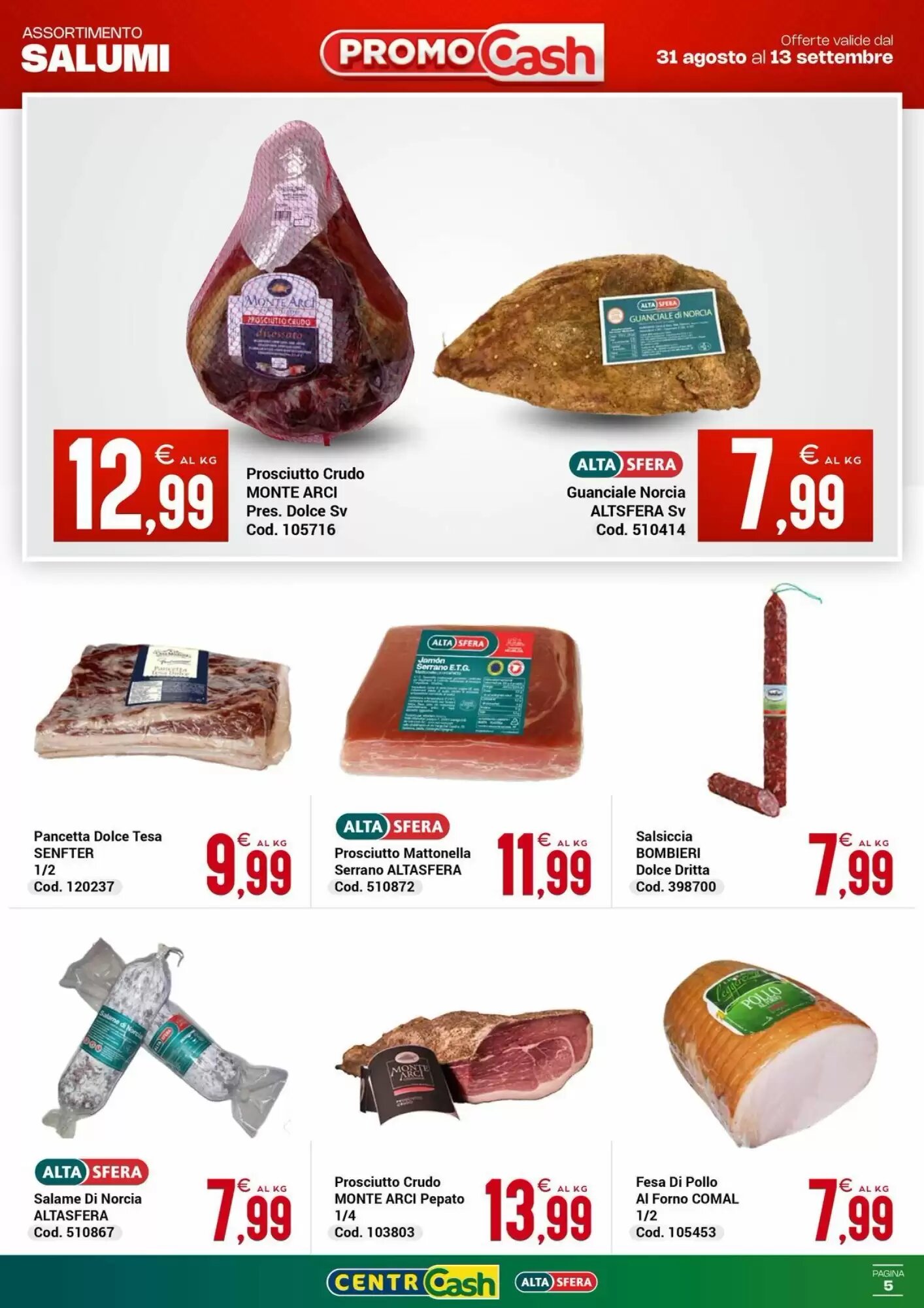Volantino promozionale Centro Cash  valide dal 31/08/2026 - Pagina 5.
