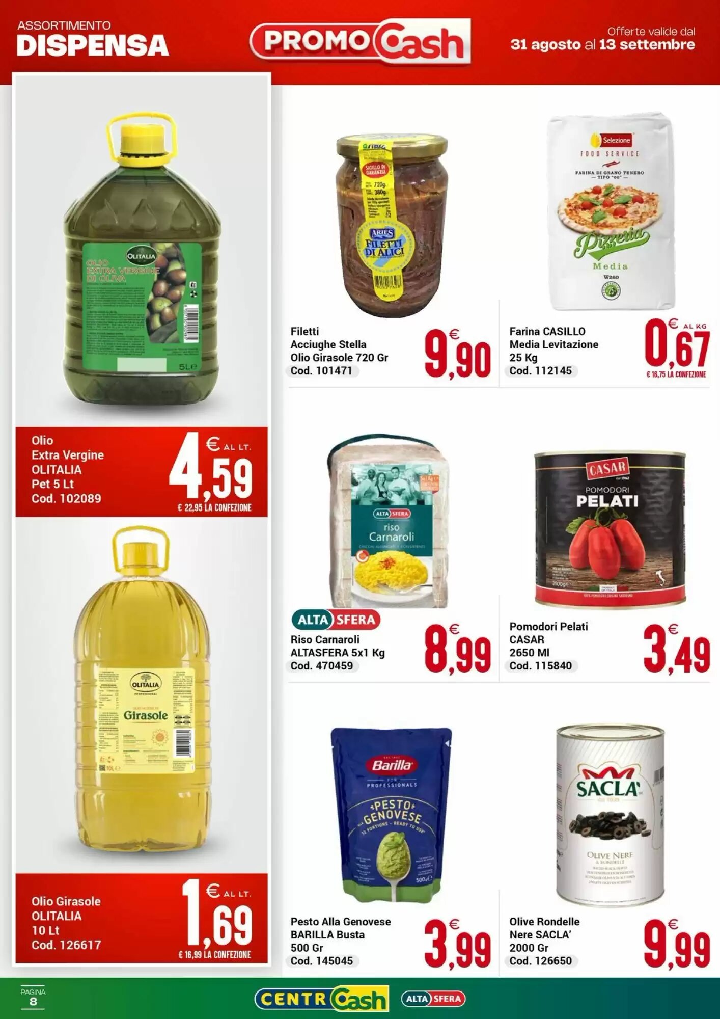 Volantino promozionale Centro Cash  valide dal 31/08/2026 - Pagina 8.