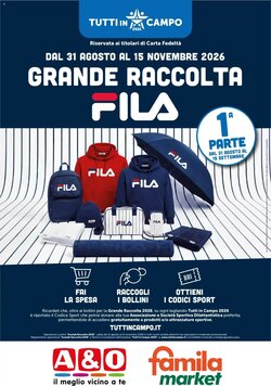 Volantino promozionale A&o  valide dal 31/08/2026