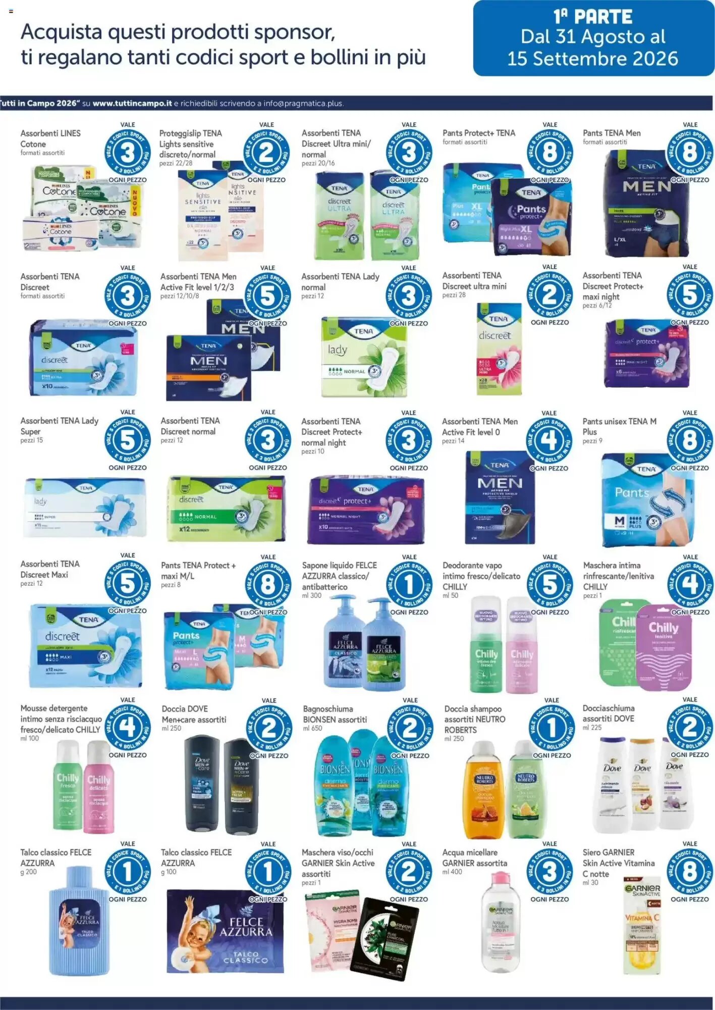 Volantino promozionale Famila Market  valide dal 31/08/2026 - Pagina 9.