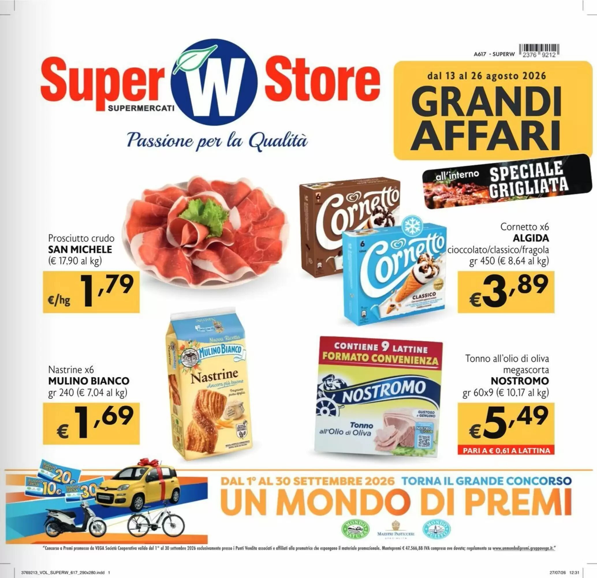 Volantino promozionale SuperW valide dal 01/09/2026 - Pagina 1.