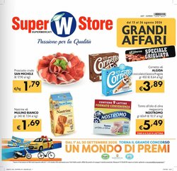 Volantino promozionale SuperW  valide dal 01/09/2026