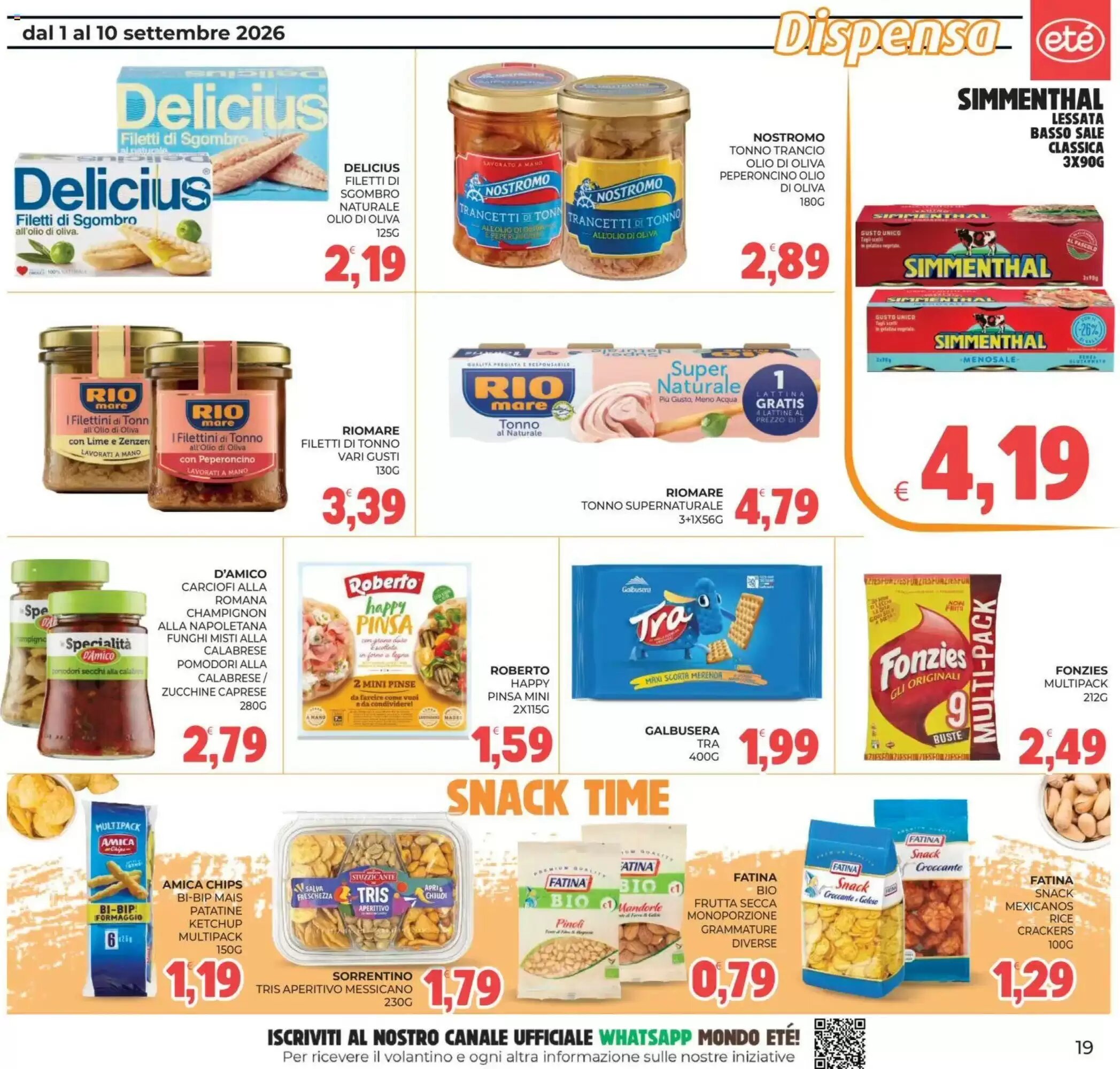 Volantino promozionale Eté  valide dal 01/09/2026 - Pagina 19.