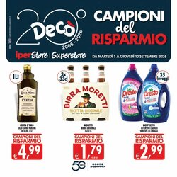 Volantino promozionale Deco Iperstore  valide dal 01/09/2026