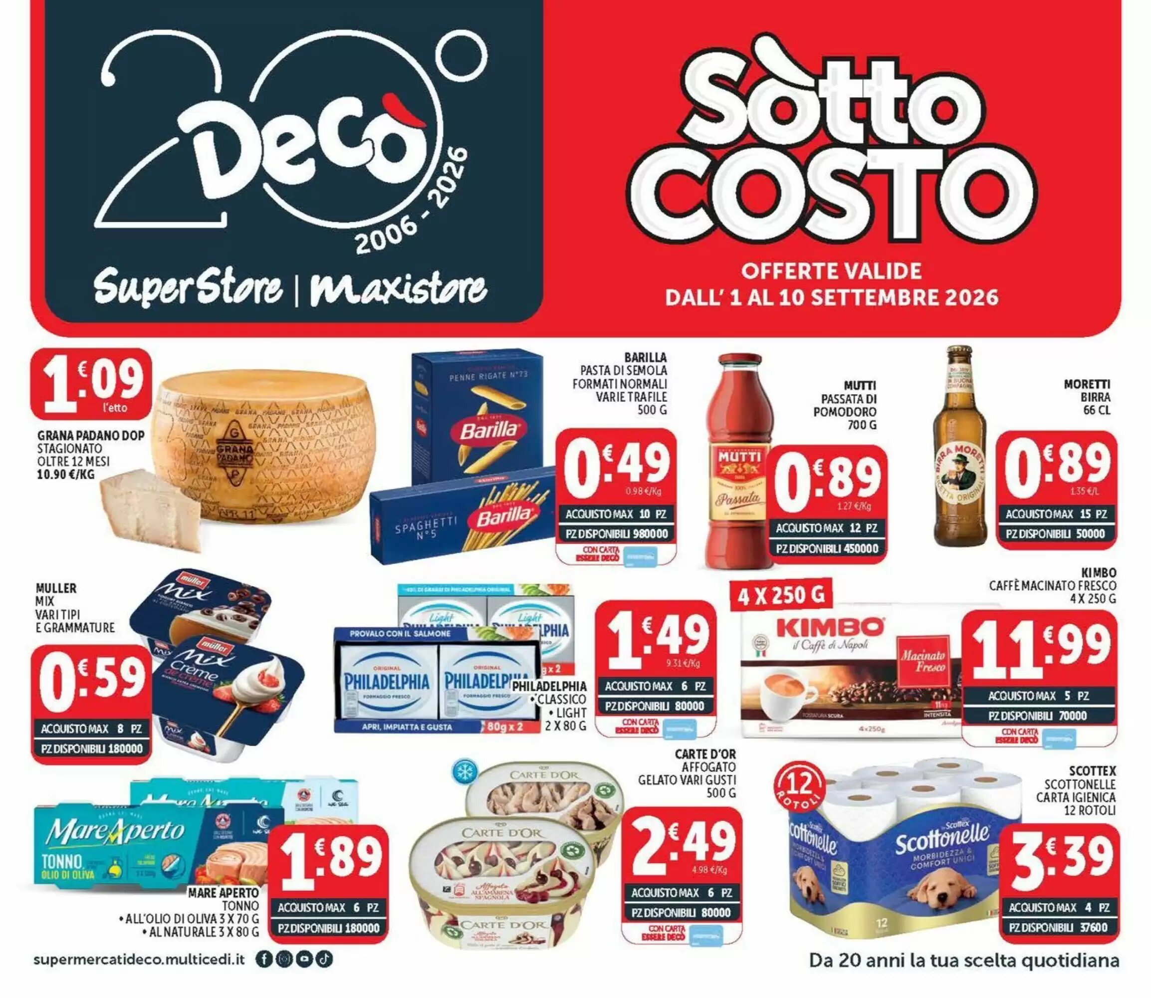 Volantino promozionale Deco Market  valide dal 01/09/2026 - Pagina 1.