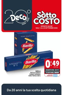 Volantino promozionale Deco Supermercati  valide dal 01/09/2026