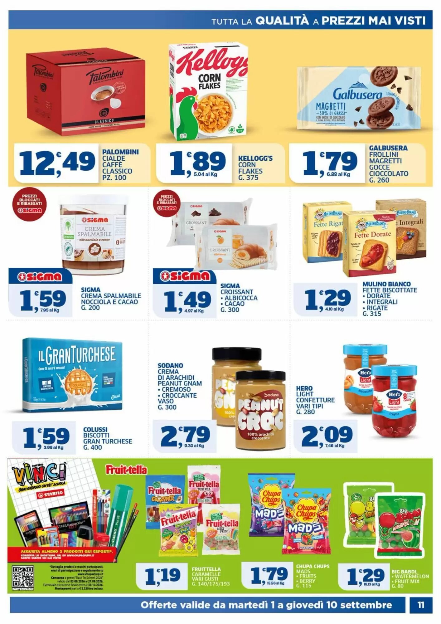 Volantino promozionale Ok Sigma  valide dal 01/09/2026 - Pagina 11.