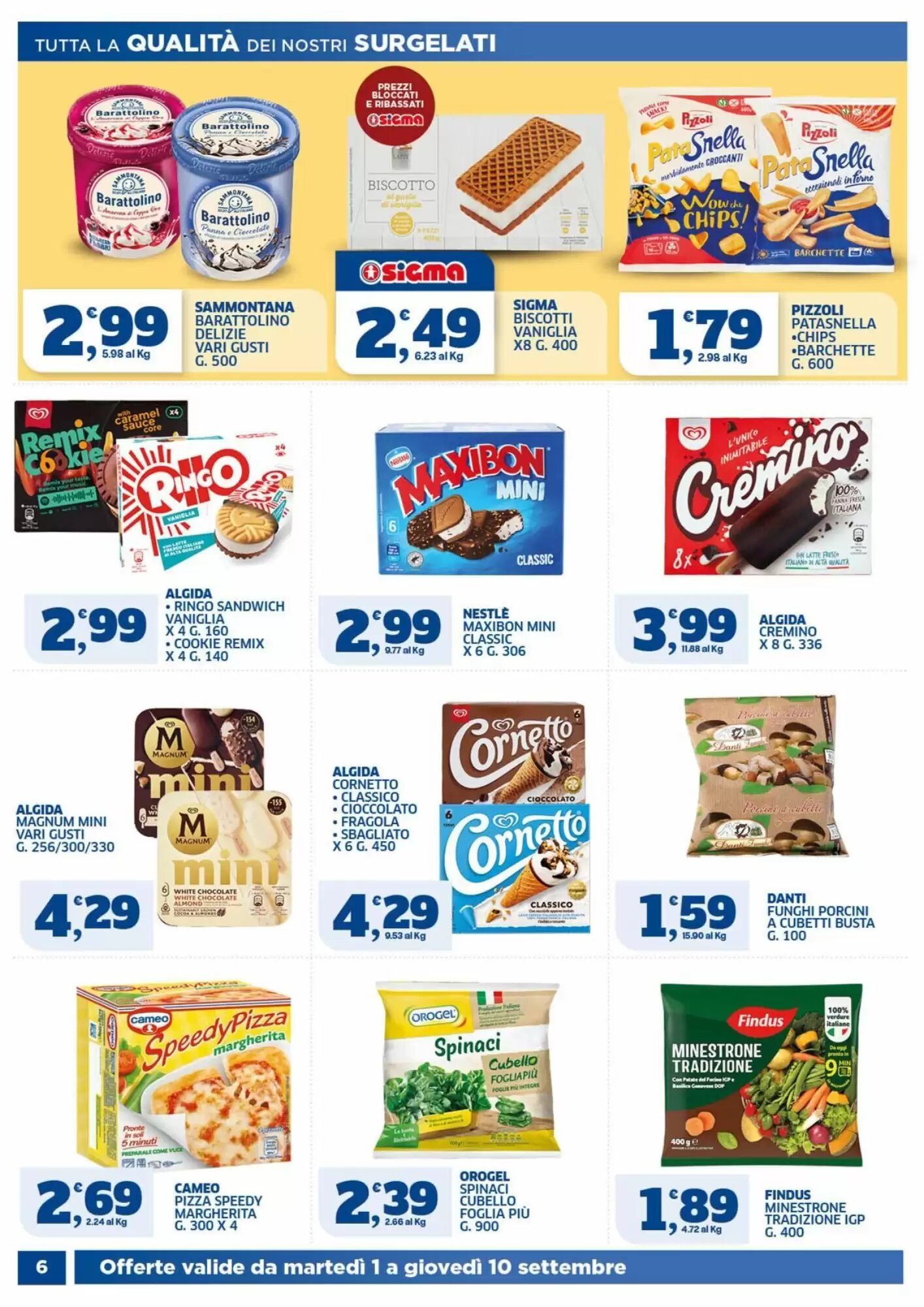 Volantino promozionale Ok Sigma  valide dal 01/09/2026 - Pagina 6.