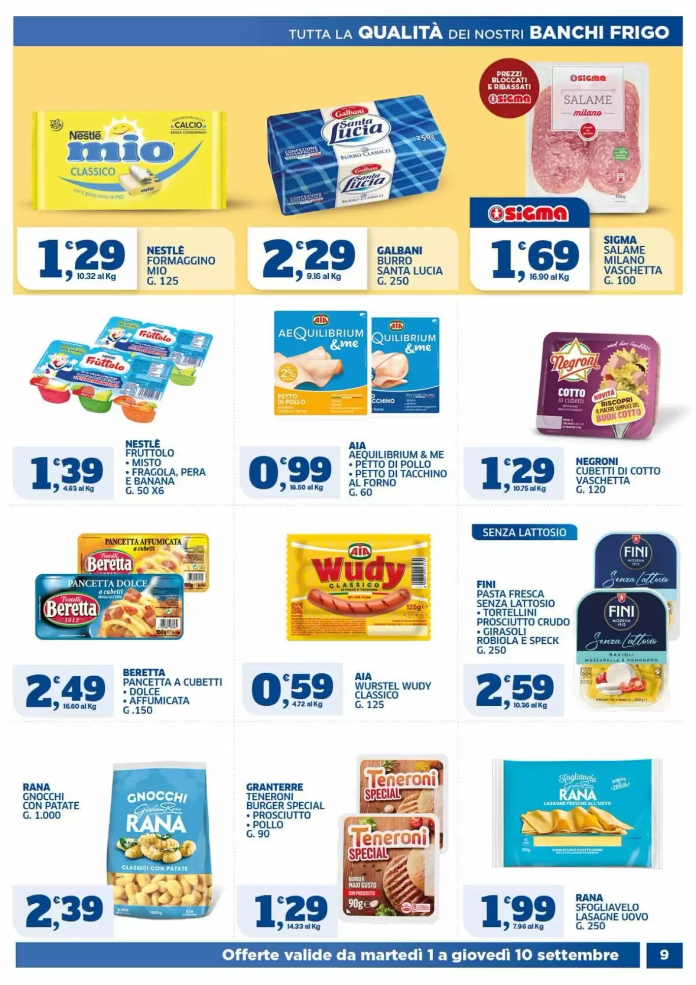Volantino promozionale Ok Sigma  valide dal 01/09/2026 - Pagina 9.