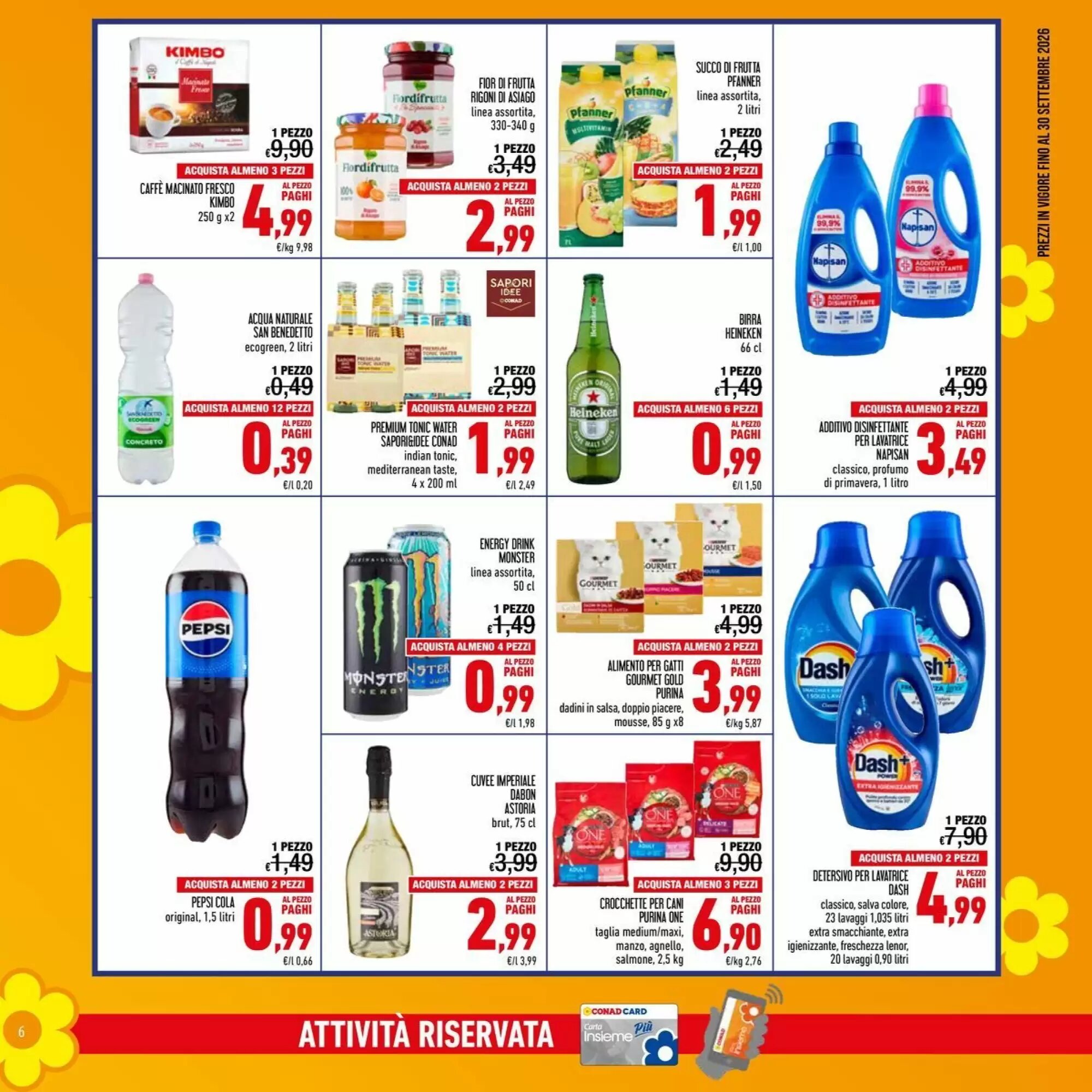 Volantino promozionale Spesa Facile Conad  valide dal 01/09/2026 - Pagina 6.
