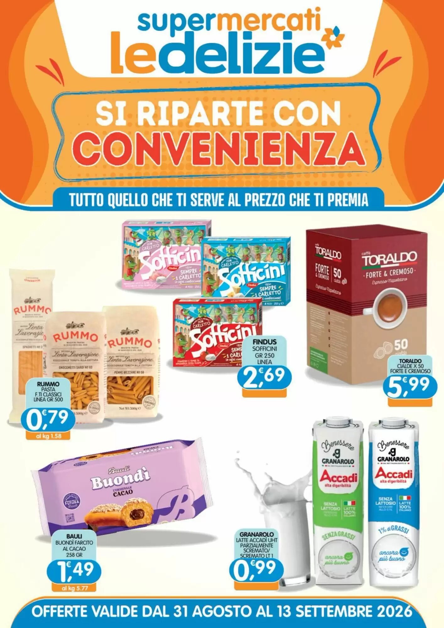 Volantino promozionale Le Delizie del Sud  valide dal 01/09/2026 - Pagina 1.