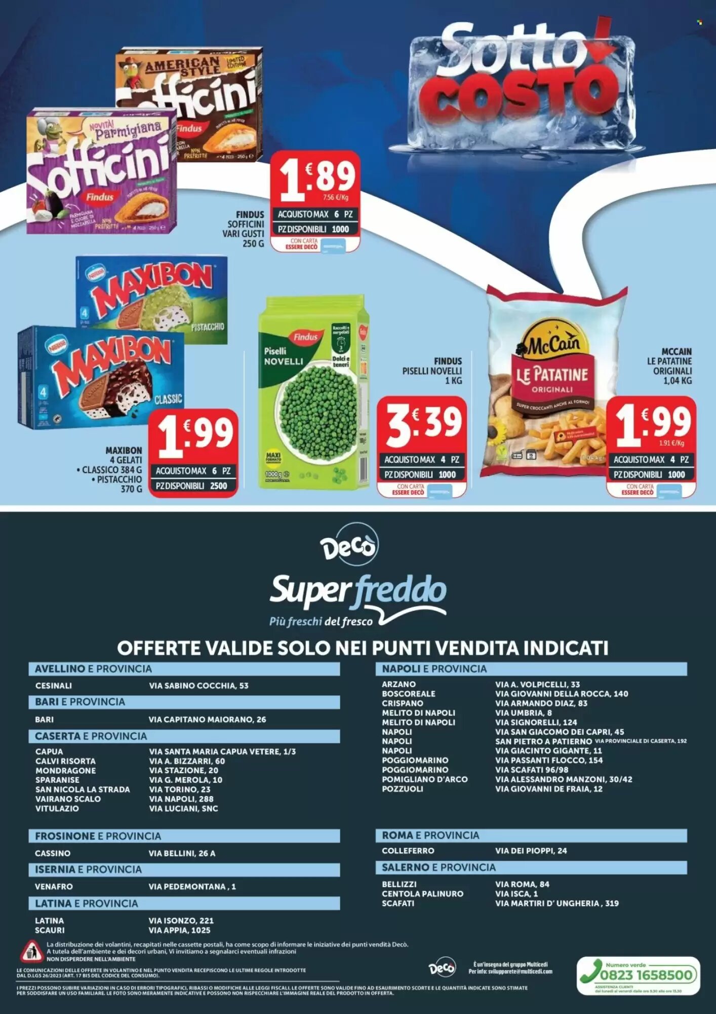 Volantino promozionale Deco Superfreddo  valide dal 01/09/2026 - Pagina 8.