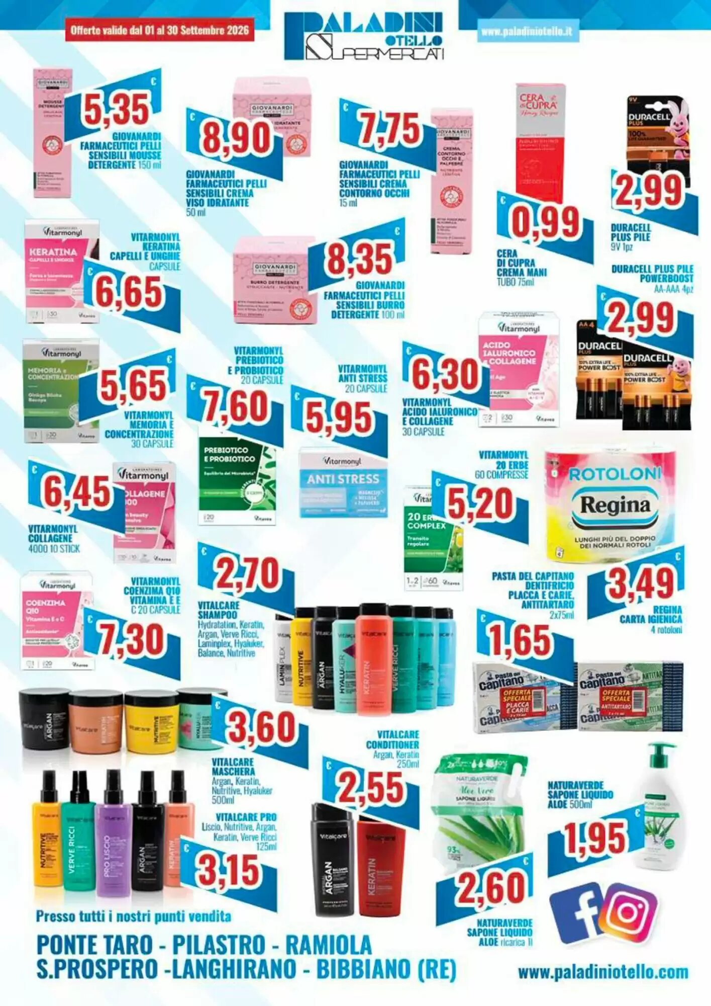 Volantino promozionale Paladini Otello Supermercato  valide dal 01/09/2026 - Pagina 6.