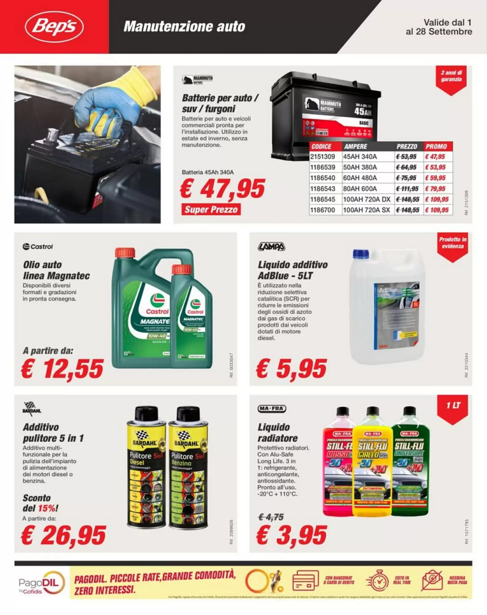 Volantino promozionale Bep's  valide dal 01/09/2026 - Pagina 6.