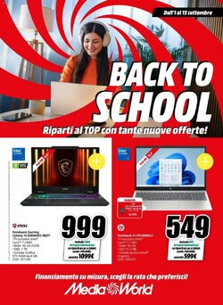 Volantino promozionale MediaWorld  valide dal 01/09/2026