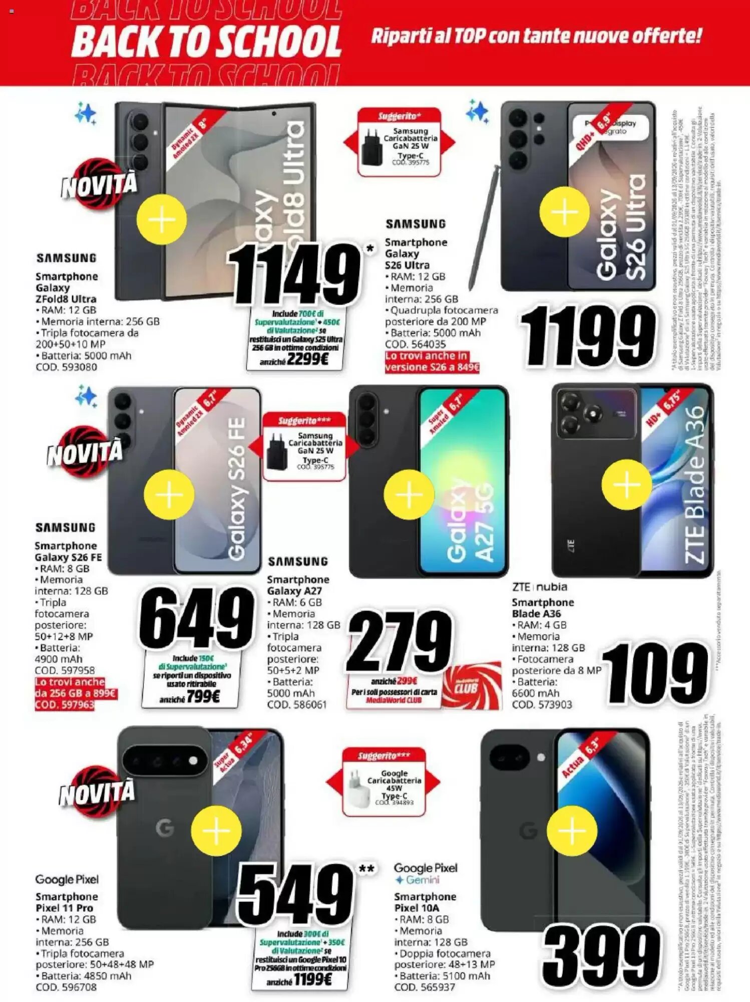 Volantino promozionale MediaWorld  valide dal 01/09/2026 - Pagina 20.