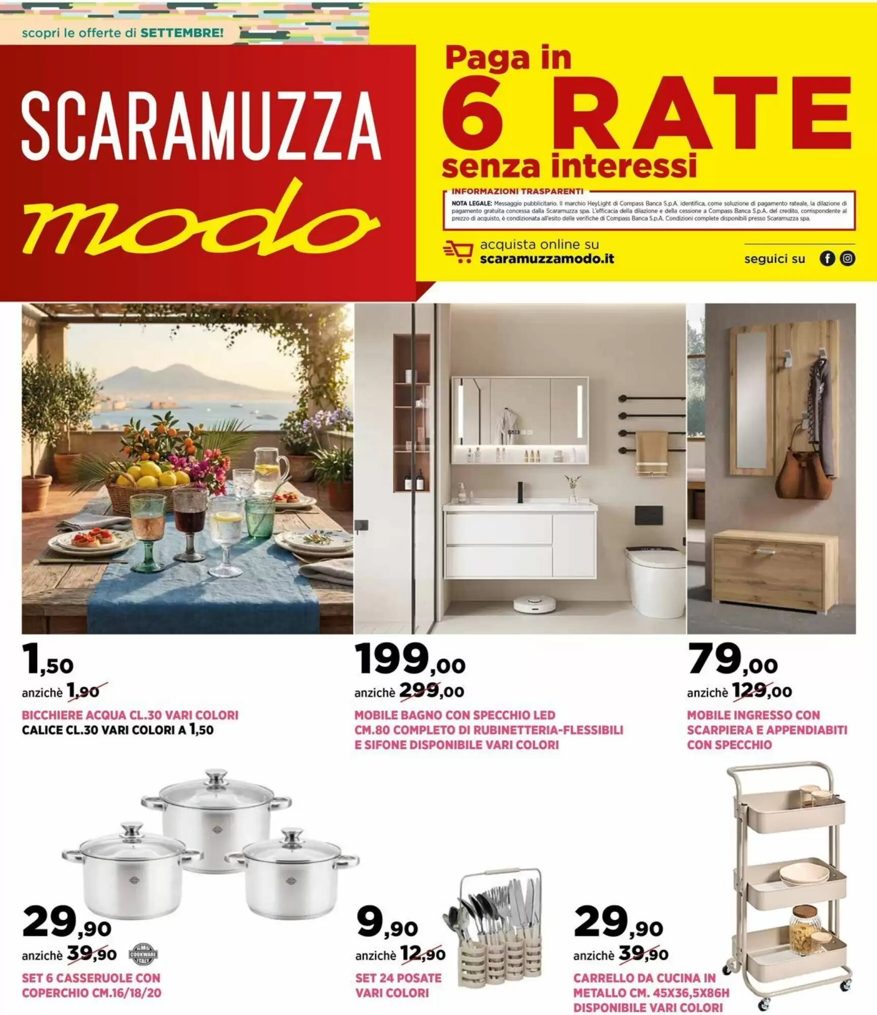 Volantino promozionale Scaramuzza  valide dal 01/09/2026 - Pagina 1.