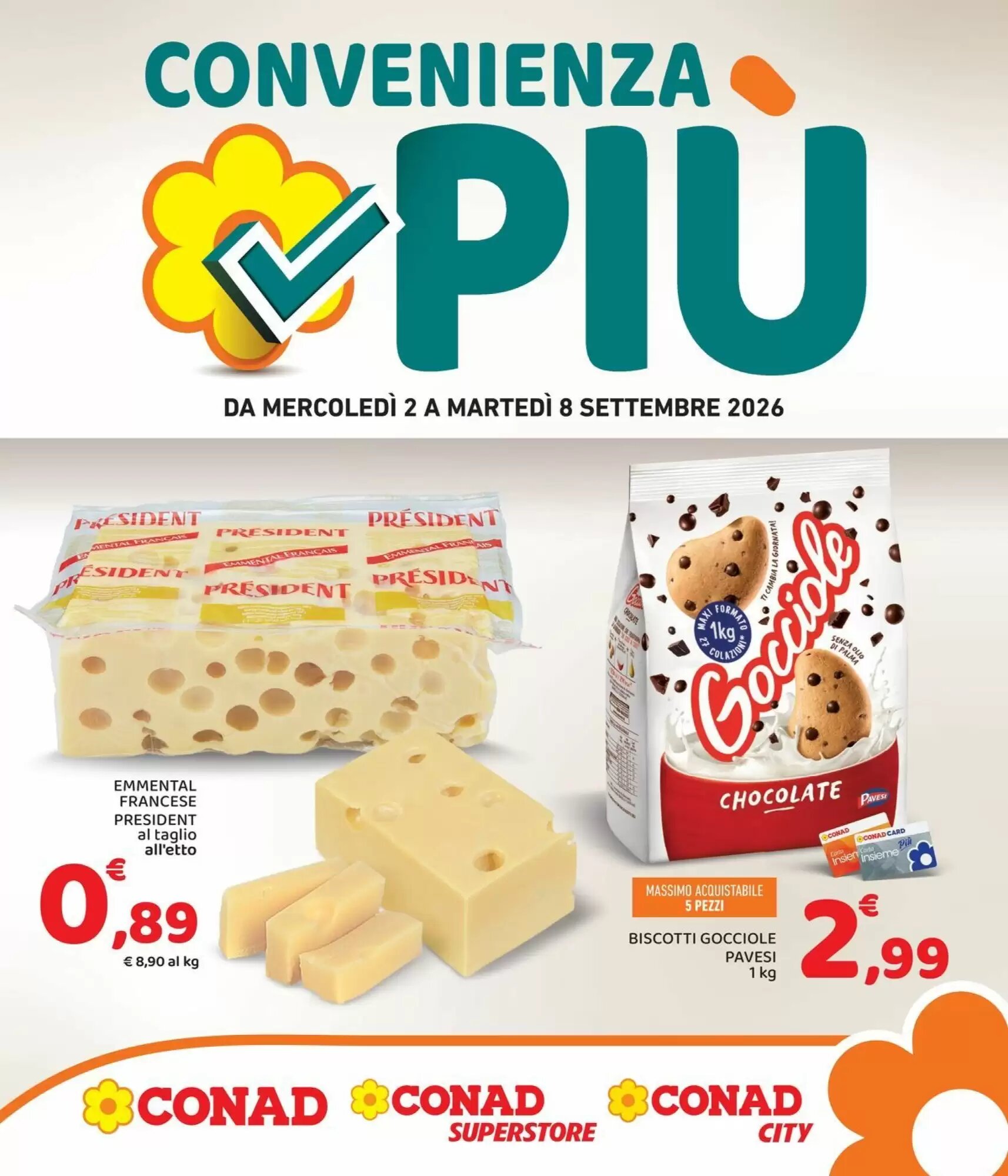 Volantino promozionale Conad valide dal 02/09/2026 - Pagina 1.