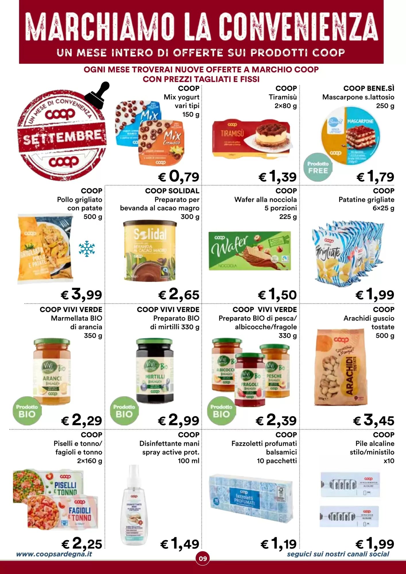 Volantino promozionale Coop Sardegna  valide dal 02/09/2026 - Pagina 11.