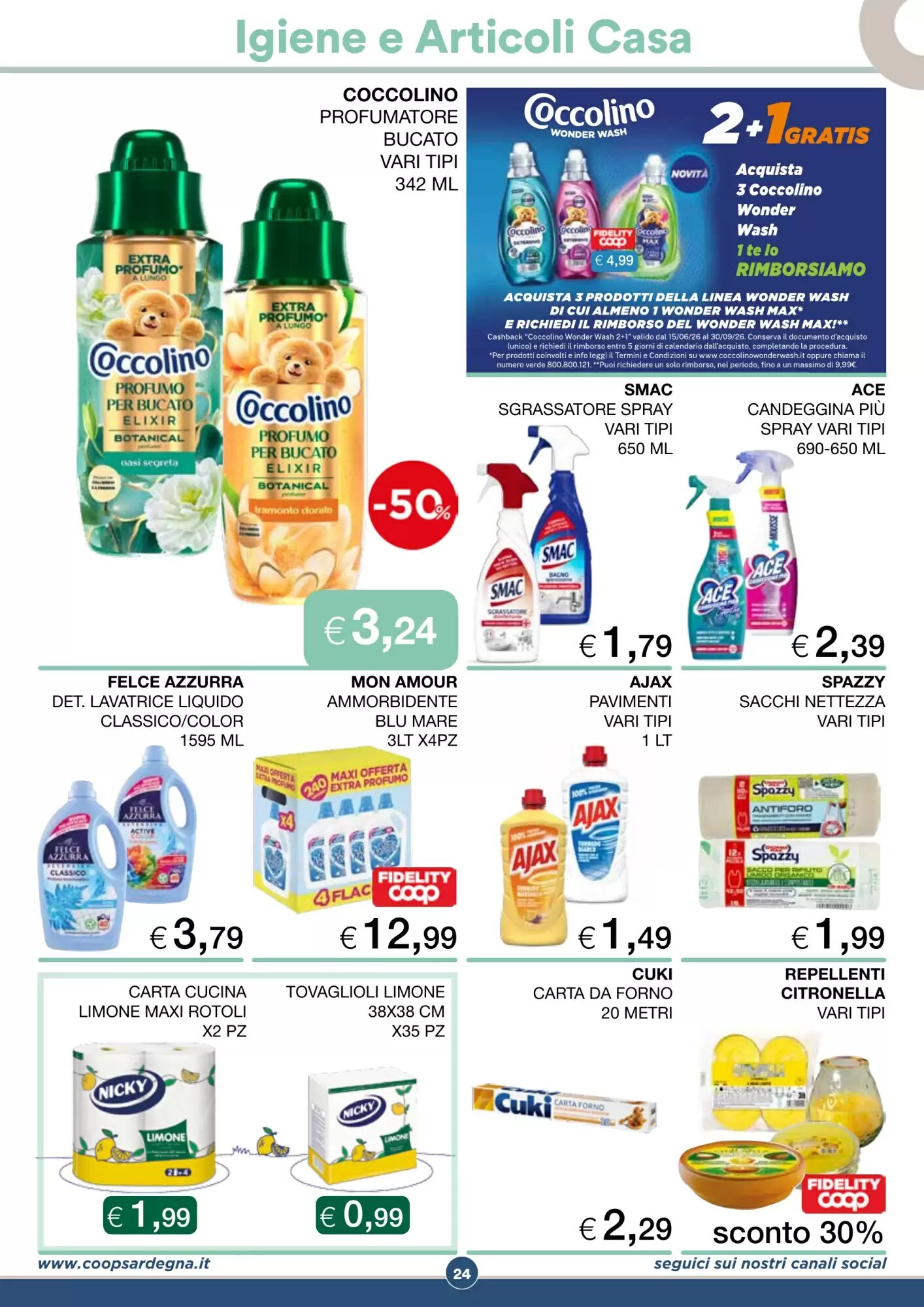 Volantino promozionale Coop Sardegna  valide dal 02/09/2026 - Pagina 26.