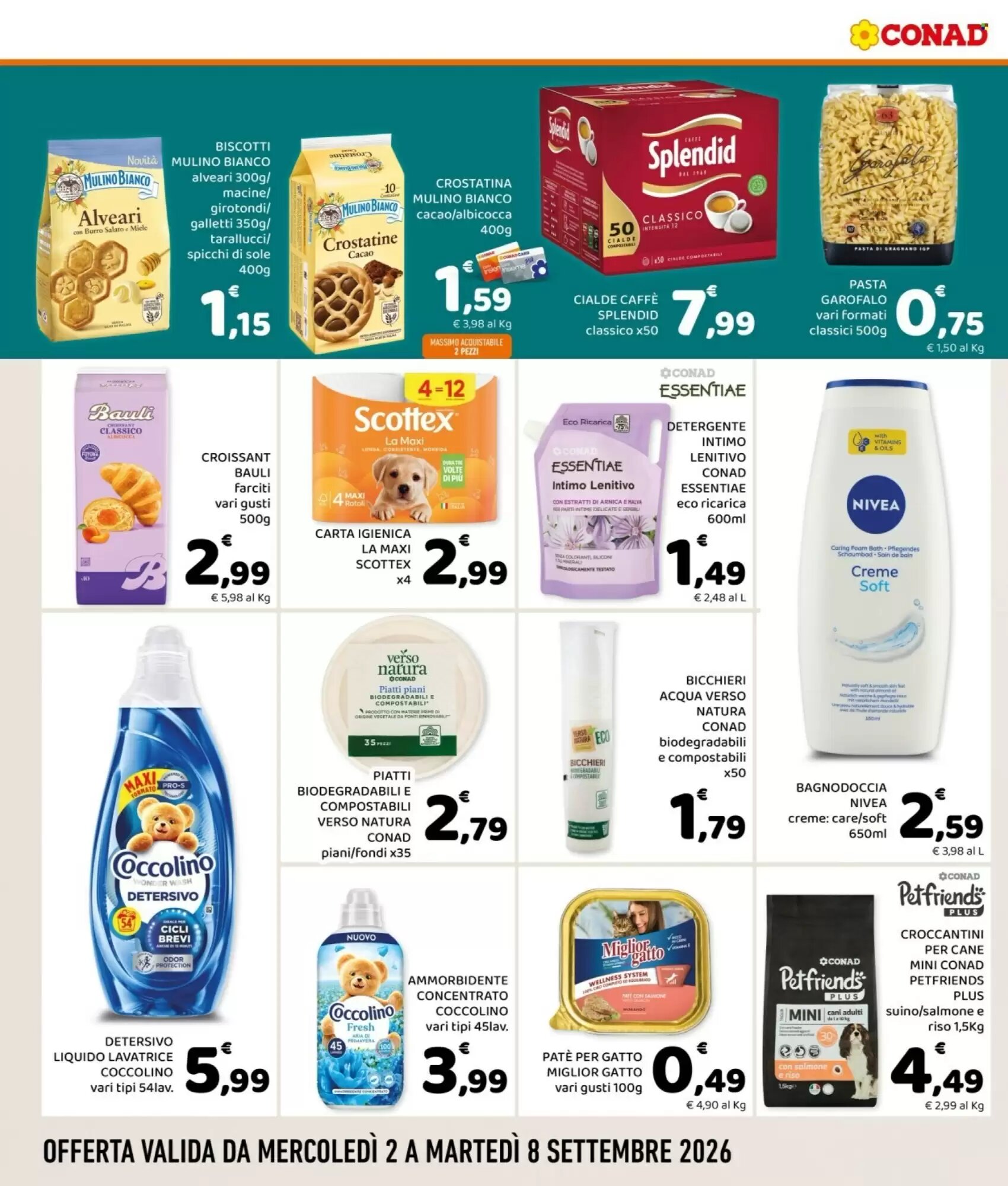Volantino promozionale Conad  valide dal 02/09/2026 - Pagina 4.