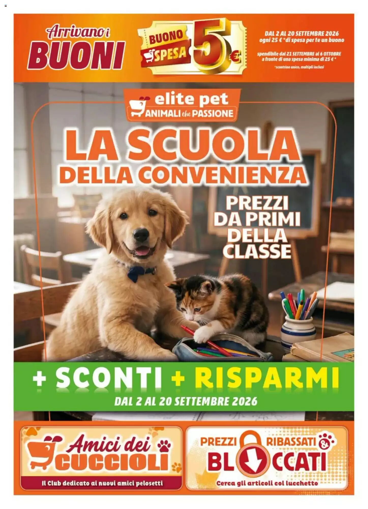 Volantino promozionale Elite Pet  valide dal 02/09/2026 - Pagina 1.