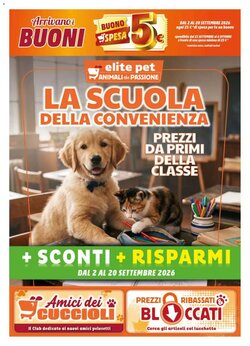 Volantino promozionale Elite Pet  valide dal 02/09/2026