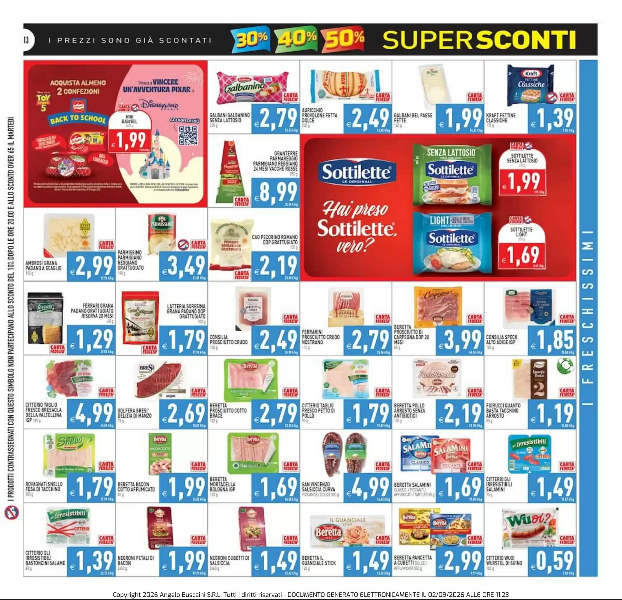 Volantino promozionale Supermercati Agorà  valide dal 02/09/2026 - Pagina 13.