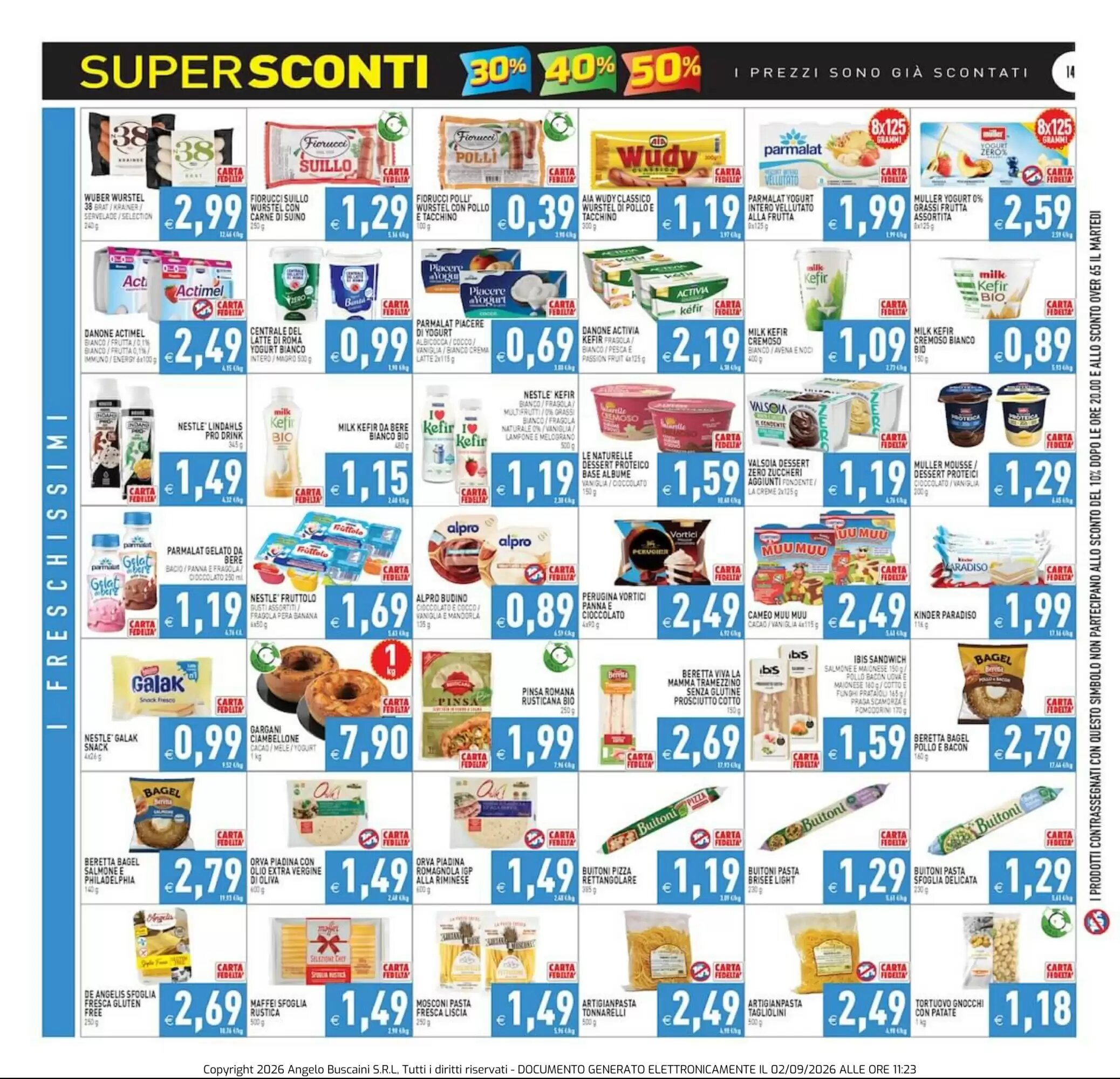 Volantino promozionale Supermercati Agorà  valide dal 02/09/2026 - Pagina 14.