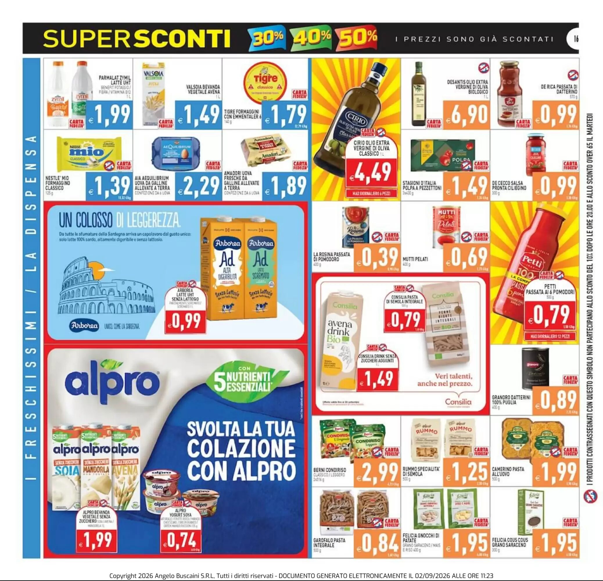 Volantino promozionale Supermercati Agorà  valide dal 02/09/2026 - Pagina 16.