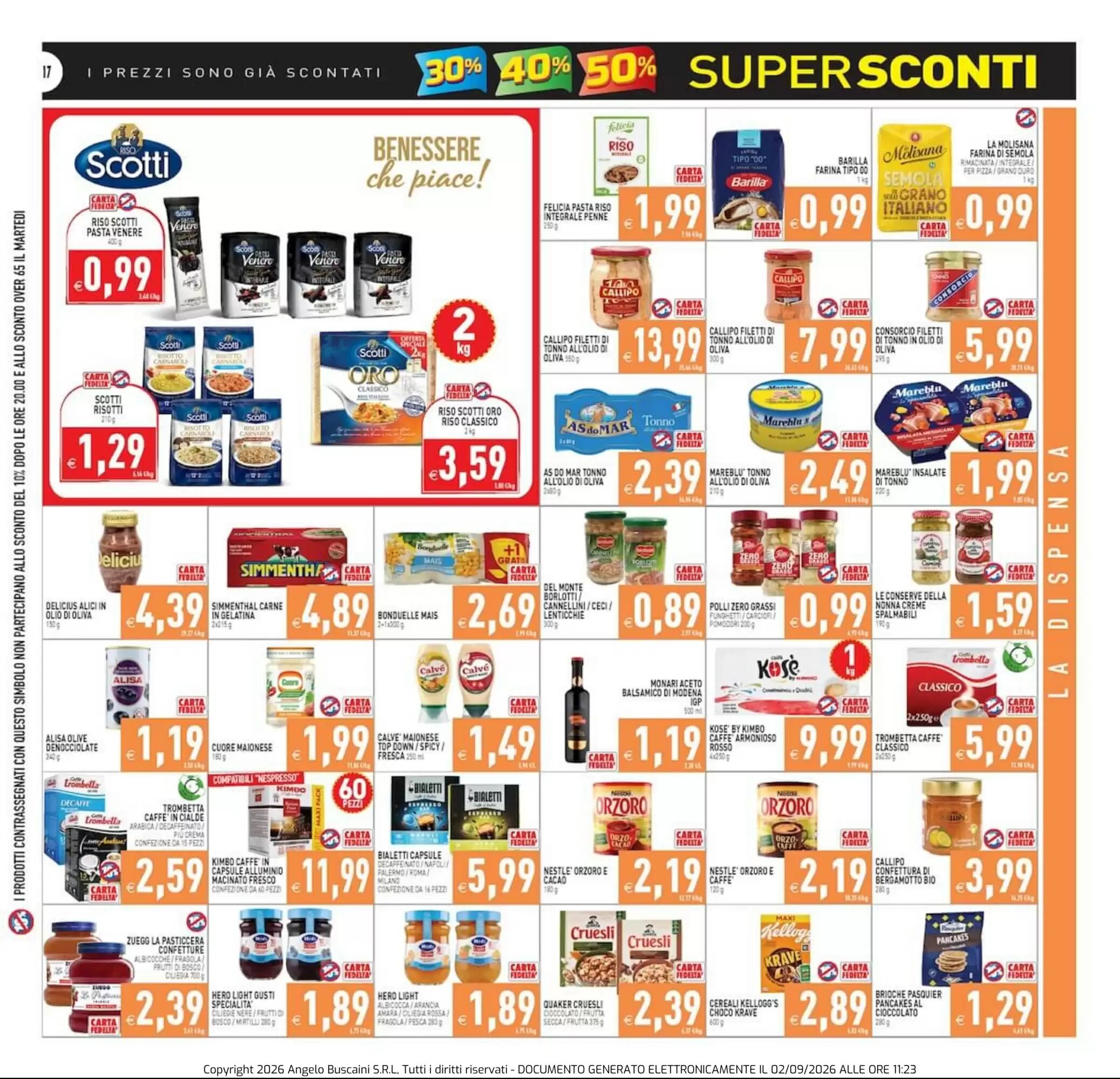 Volantino promozionale Supermercati Agorà  valide dal 02/09/2026 - Pagina 17.