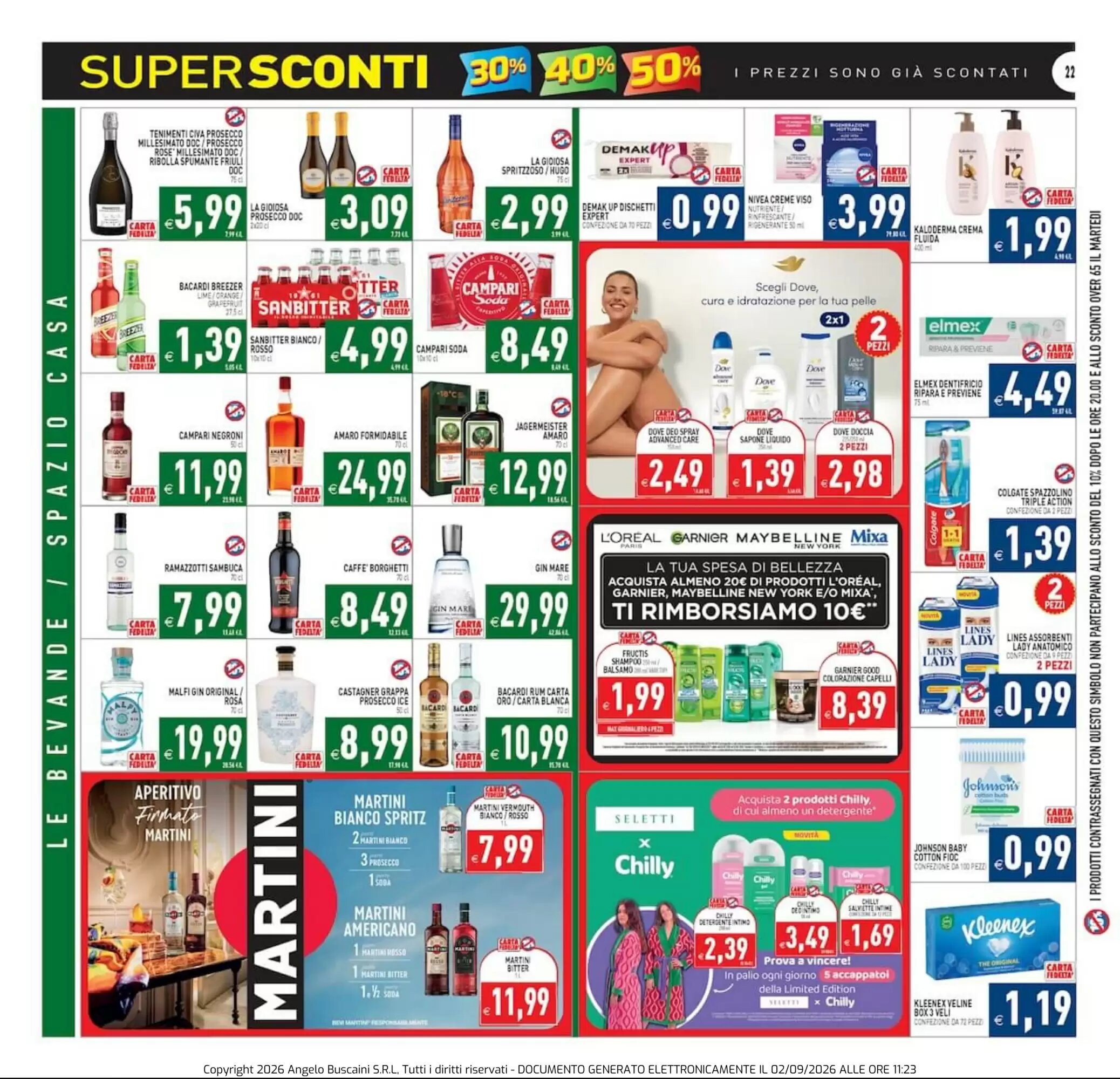 Volantino promozionale Supermercati Agorà  valide dal 02/09/2026 - Pagina 22.