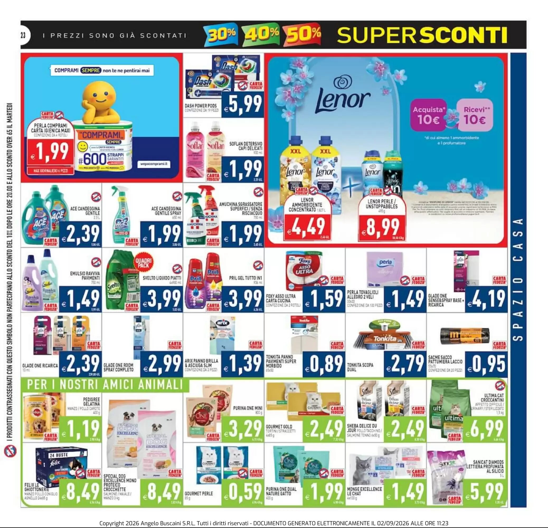 Volantino promozionale Supermercati Agorà  valide dal 02/09/2026 - Pagina 23.