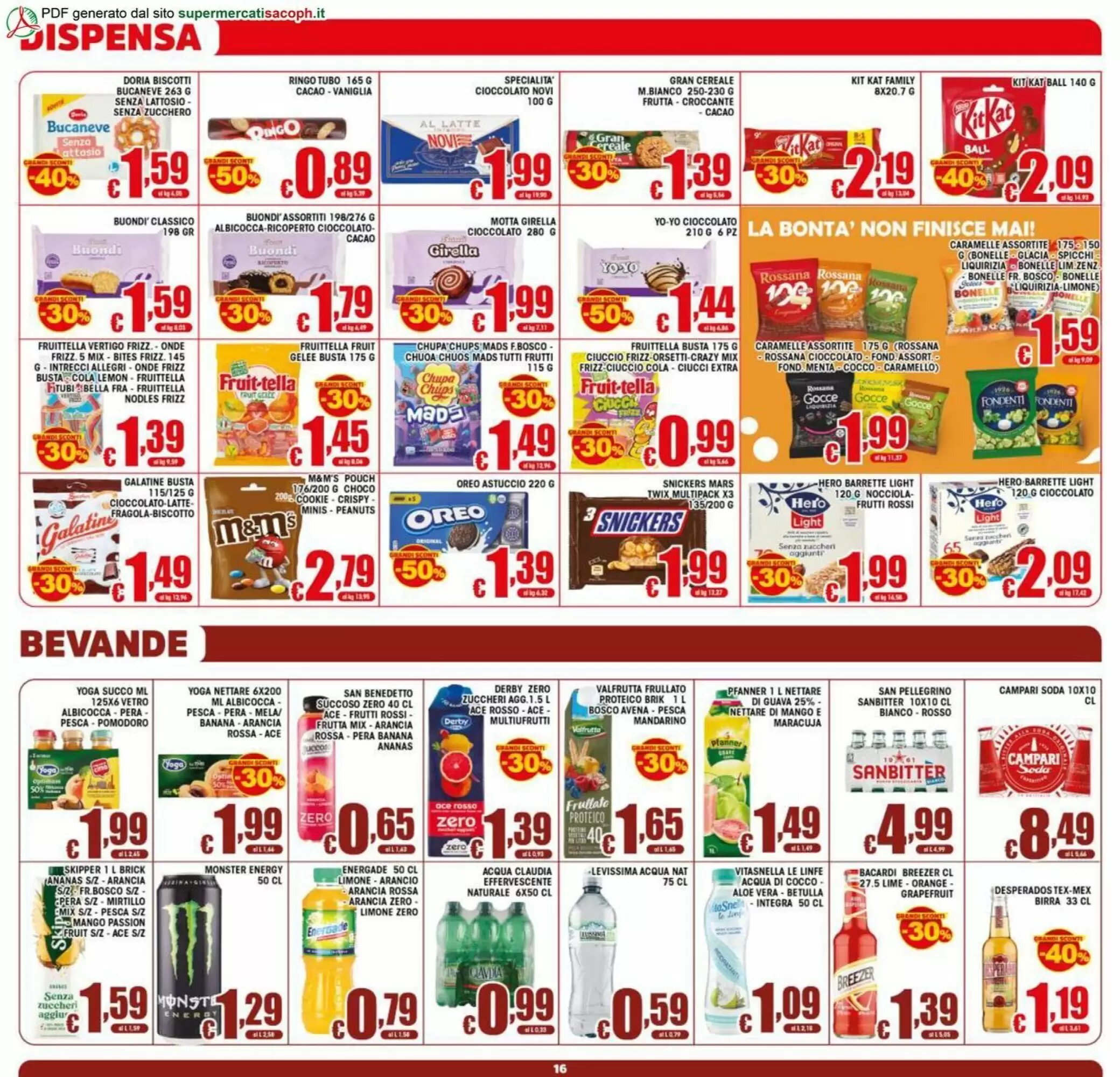 Volantino promozionale Sacoph  valide dal 02/09/2026 - Pagina 16.