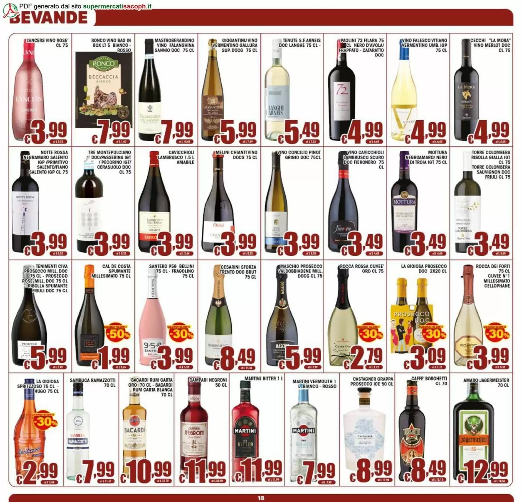 Volantino promozionale Sacoph  valide dal 02/09/2026 - Pagina 18.