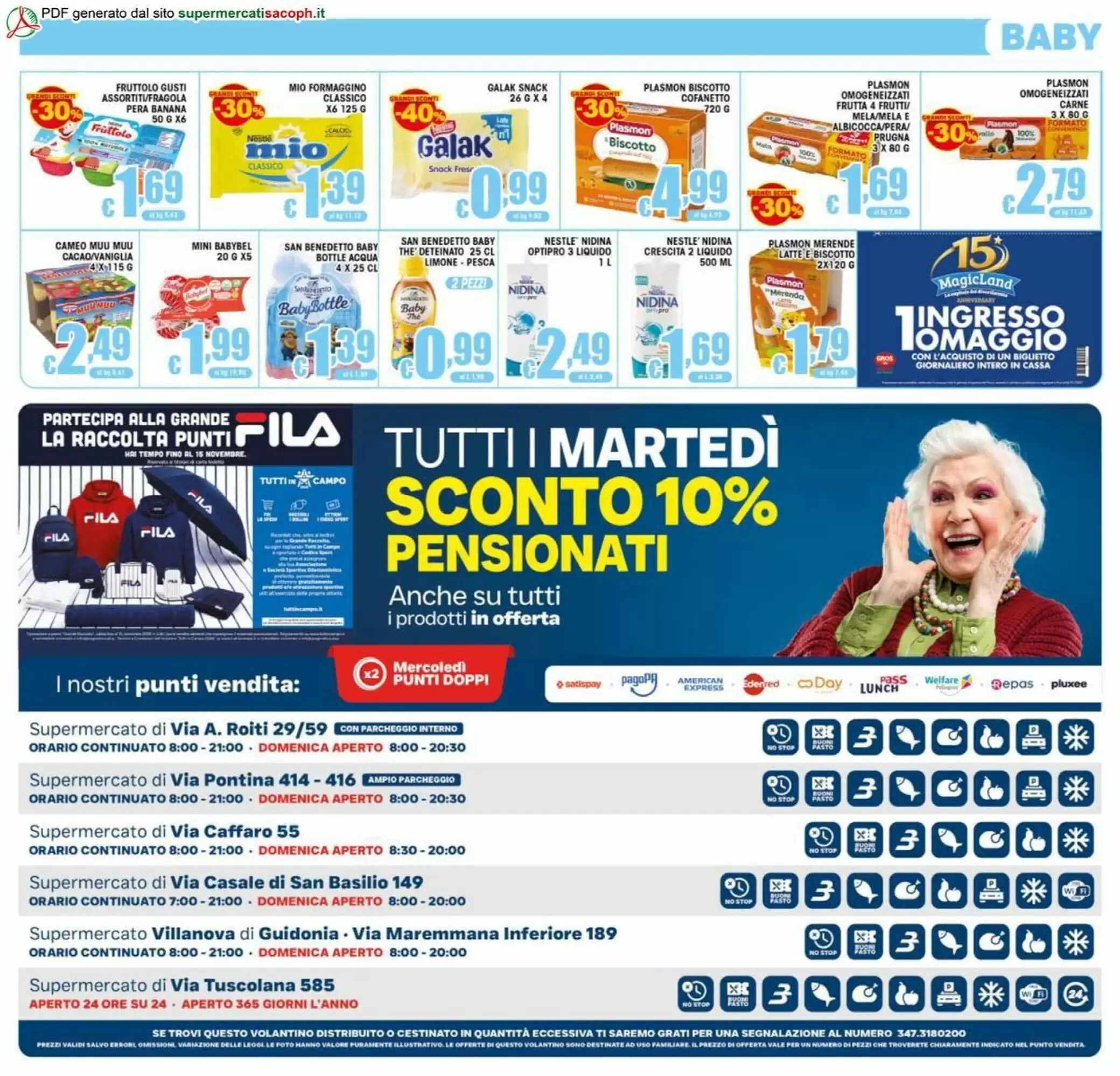 Volantino promozionale Sacoph  valide dal 02/09/2026 - Pagina 20.