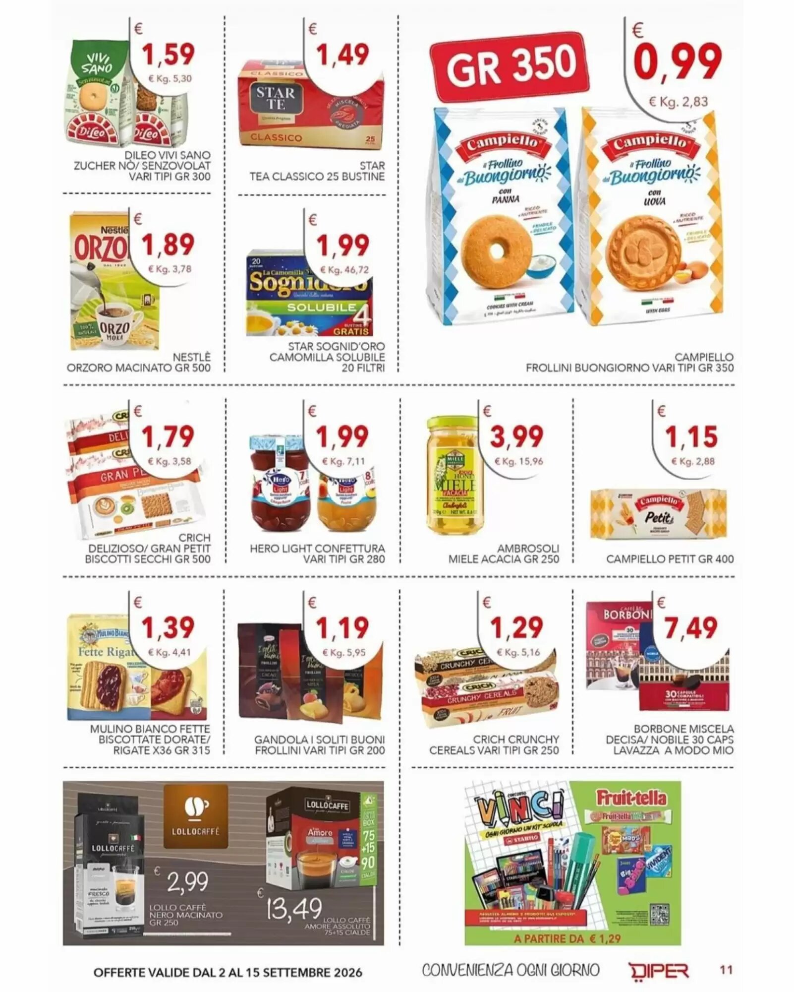 Volantino promozionale Diper  valide dal 02/09/2026 - Pagina 11.