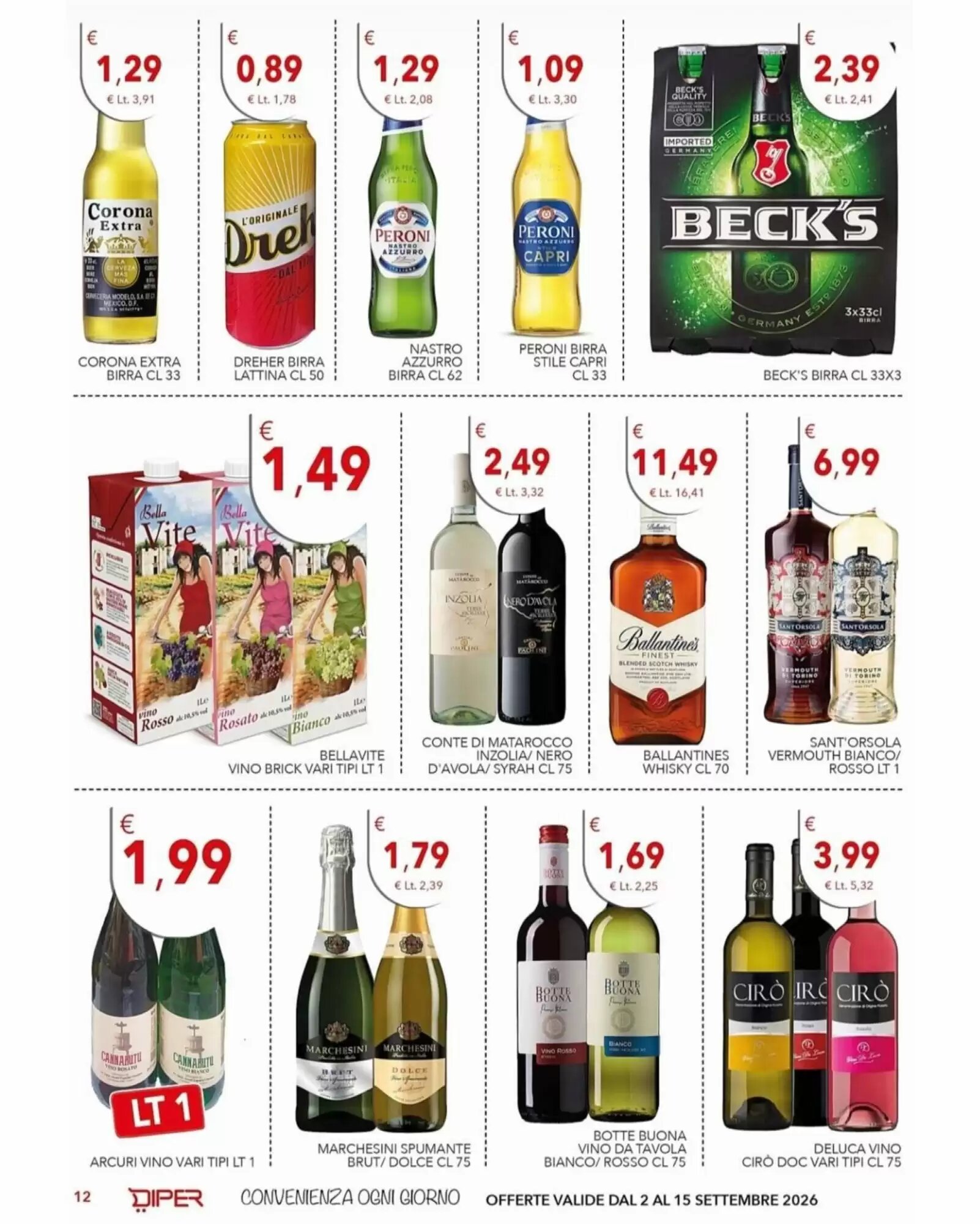 Volantino promozionale Diper  valide dal 02/09/2026 - Pagina 12.