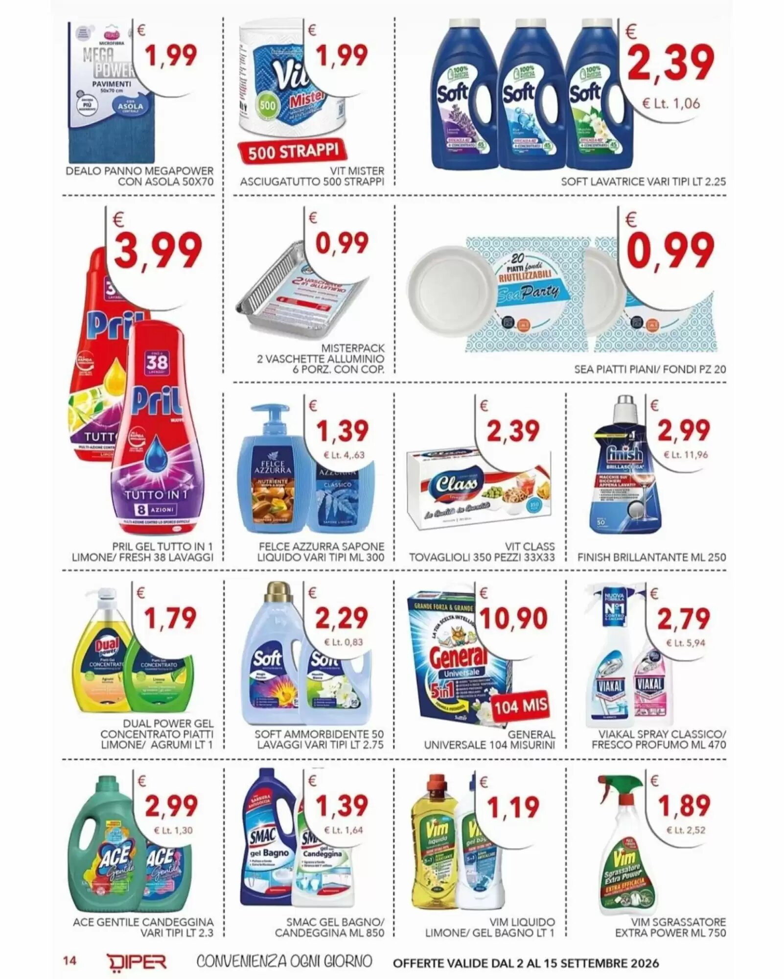 Volantino promozionale Diper  valide dal 02/09/2026 - Pagina 14.