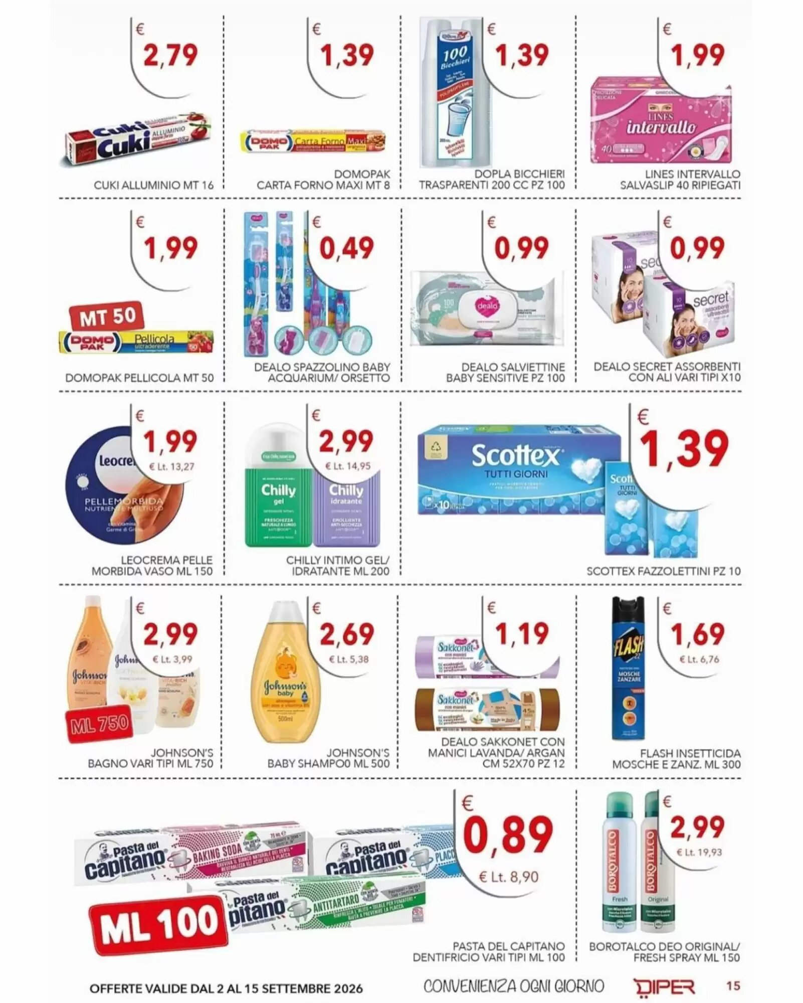Volantino promozionale Diper  valide dal 02/09/2026 - Pagina 15.