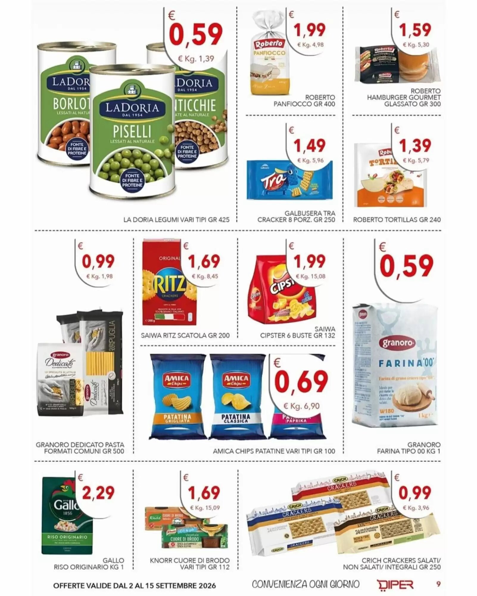 Volantino promozionale Diper  valide dal 02/09/2026 - Pagina 9.