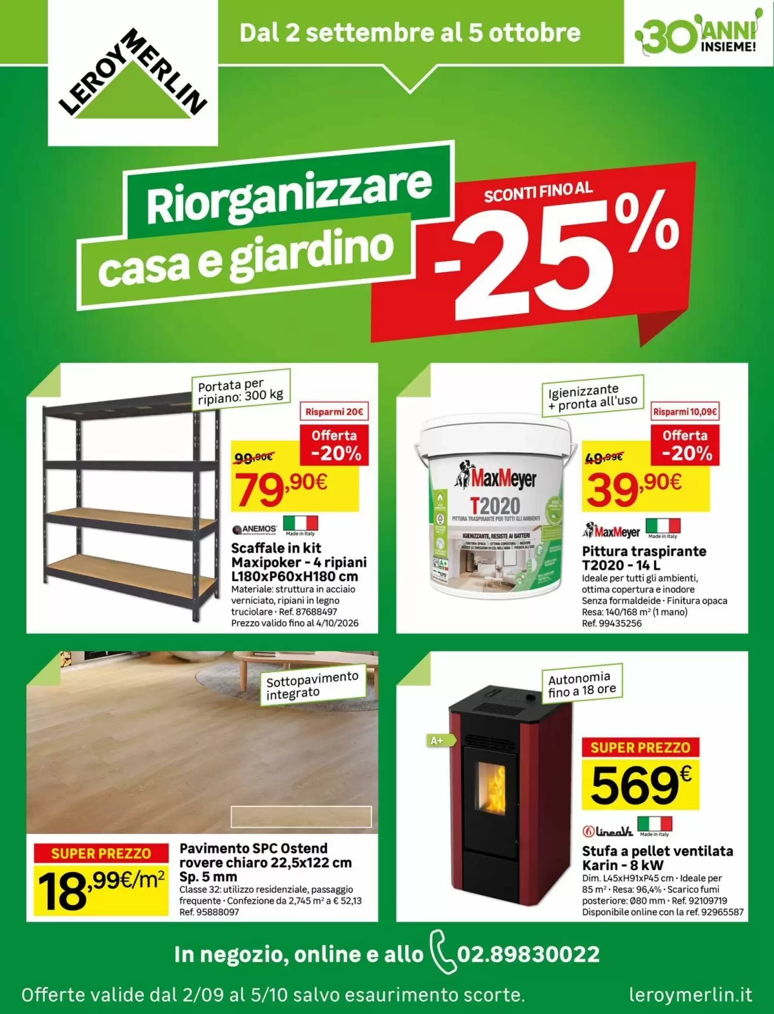 Volantino promozionale Leroy Merlin  valide dal 02/09/2026 - Pagina 1.