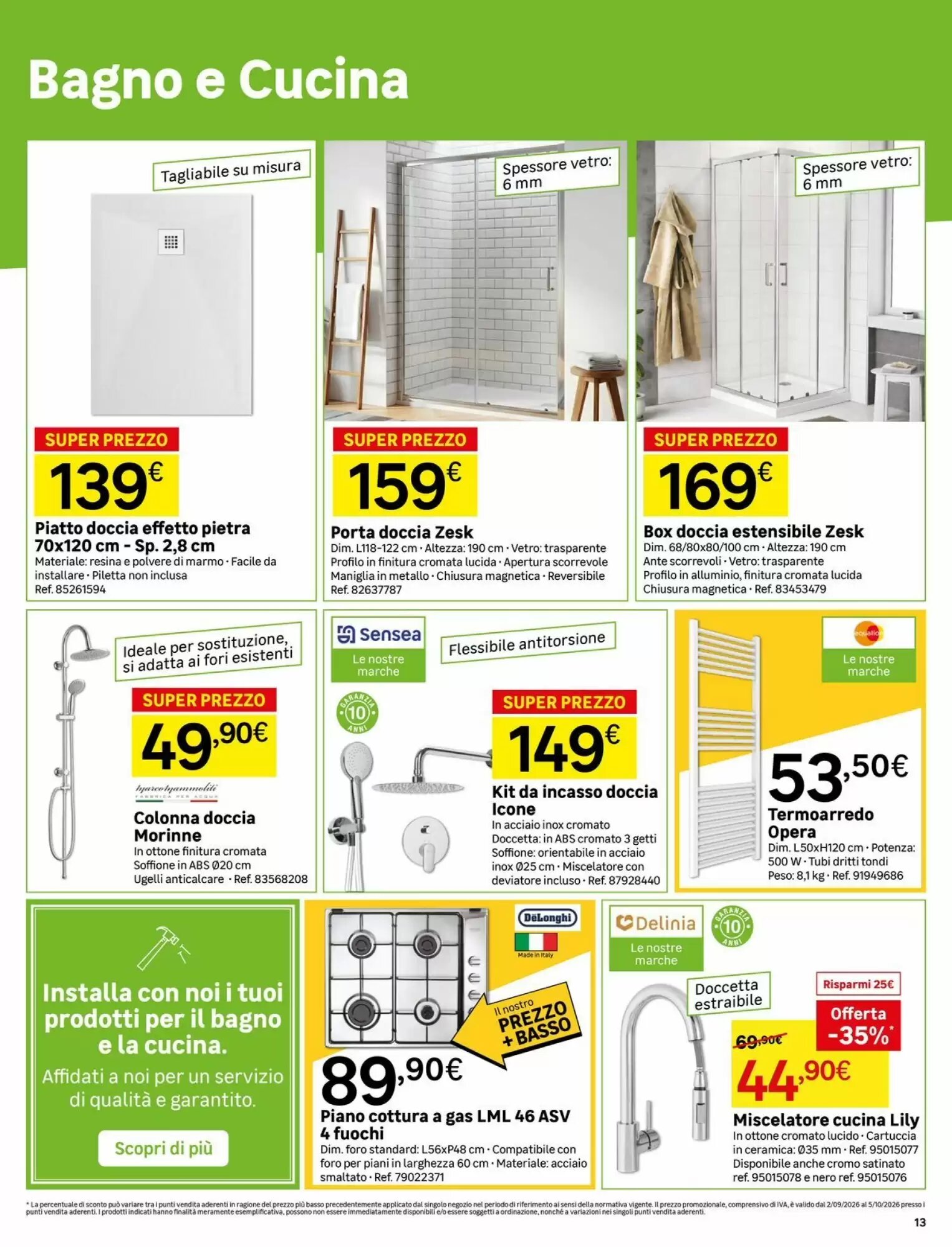 Volantino promozionale Leroy Merlin  valide dal 02/09/2026 - Pagina 13.
