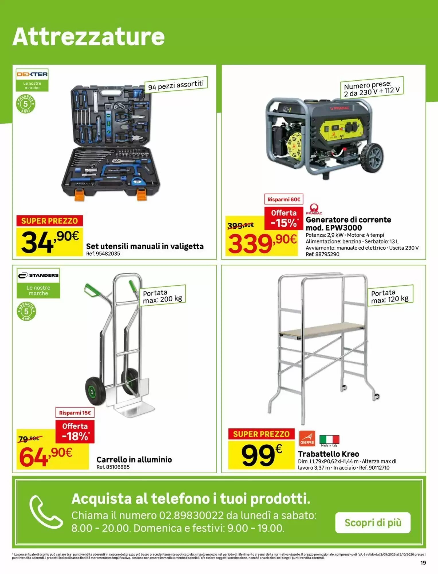 Volantino promozionale Leroy Merlin  valide dal 02/09/2026 - Pagina 19.