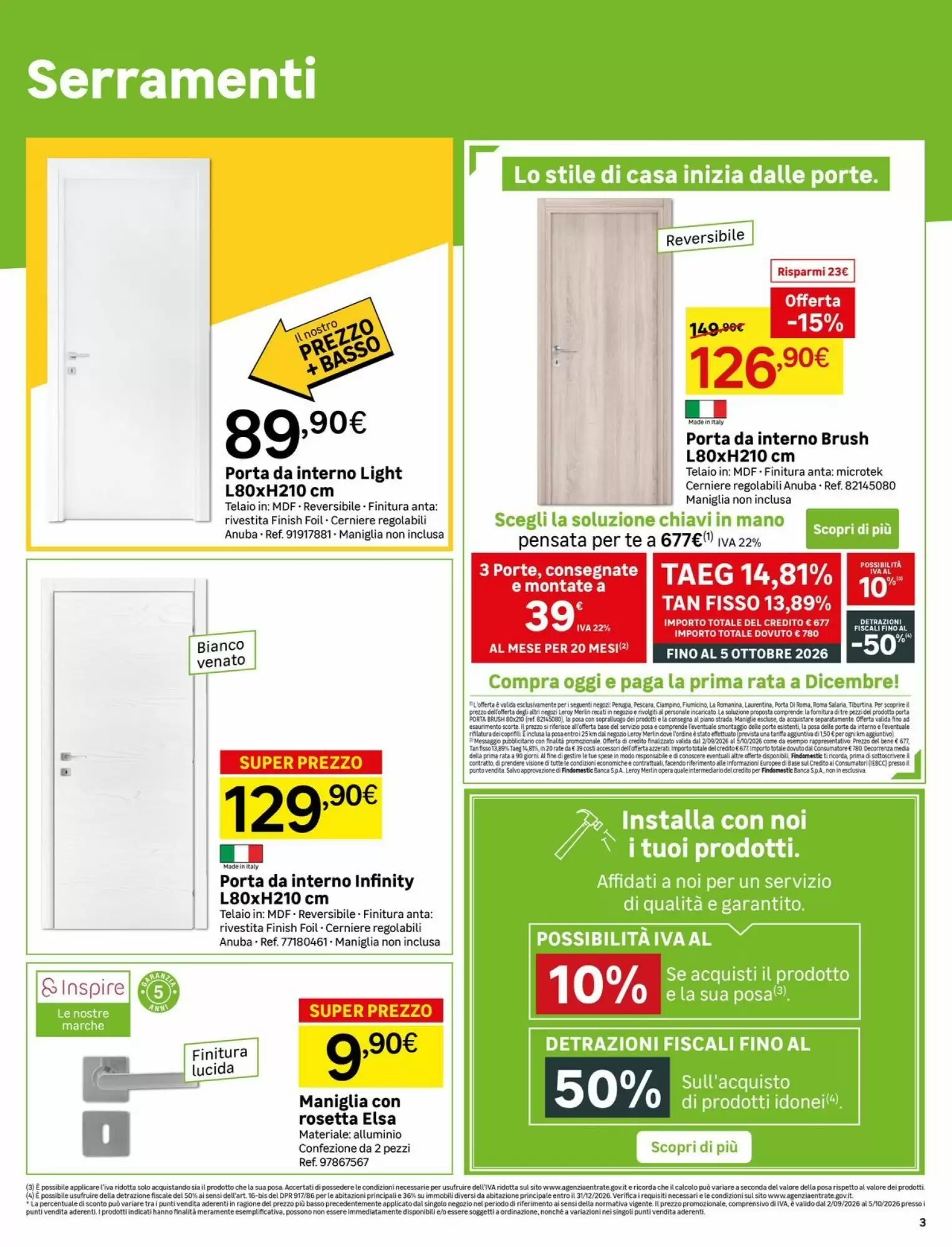 Volantino promozionale Leroy Merlin  valide dal 02/09/2026 - Pagina 3.