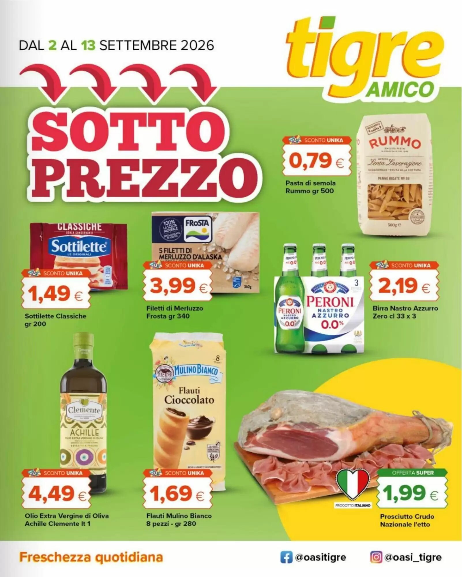 Volantino promozionale Tigre Amico  valide dal 02/09/2026 - Pagina 1.