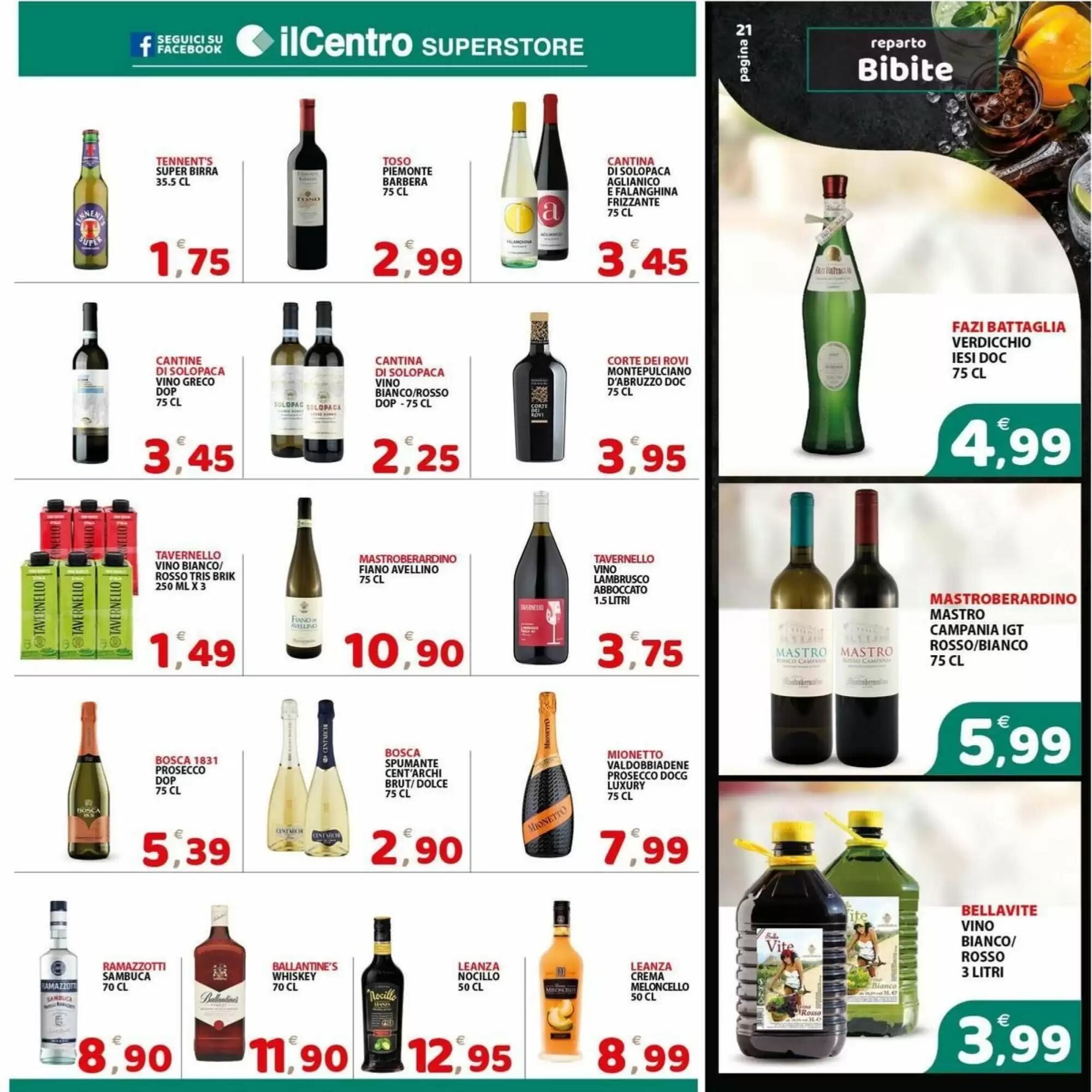 Volantino promozionale Il Centro Superstore  valide dal 02/09/2026 - Pagina 21.