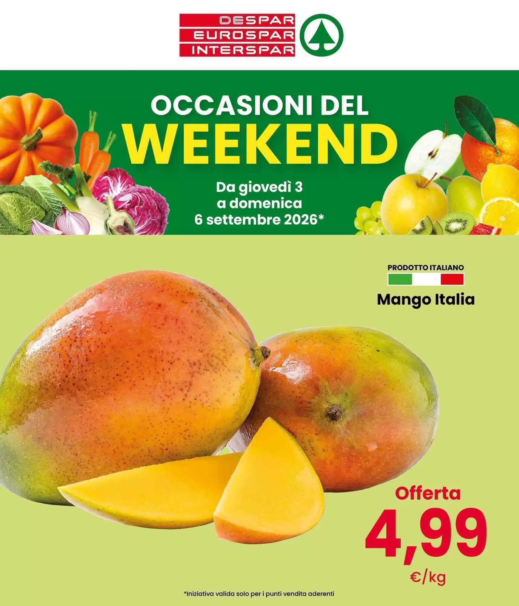 Volantino promozionale Interspar valide dal 03/09/2026 - Pagina 1.