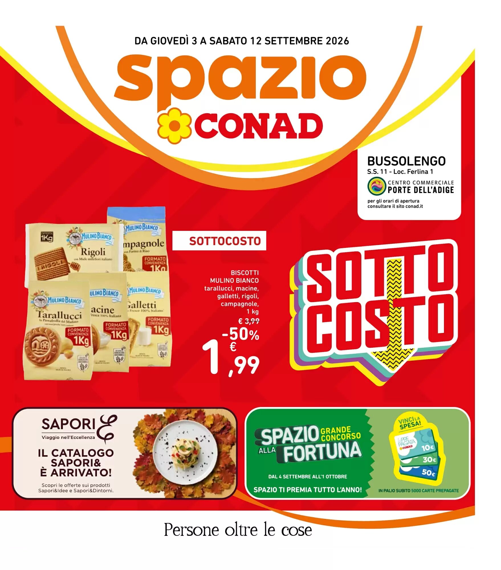 Volantino promozionale Spazio Conad valide dal 03/09/2026 - Pagina 1.
