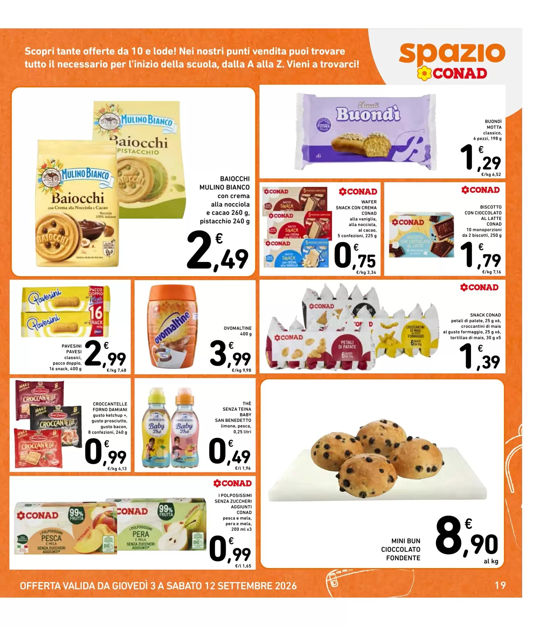 Volantino promozionale Spazio Conad  valide dal 03/09/2026 - Pagina 19.